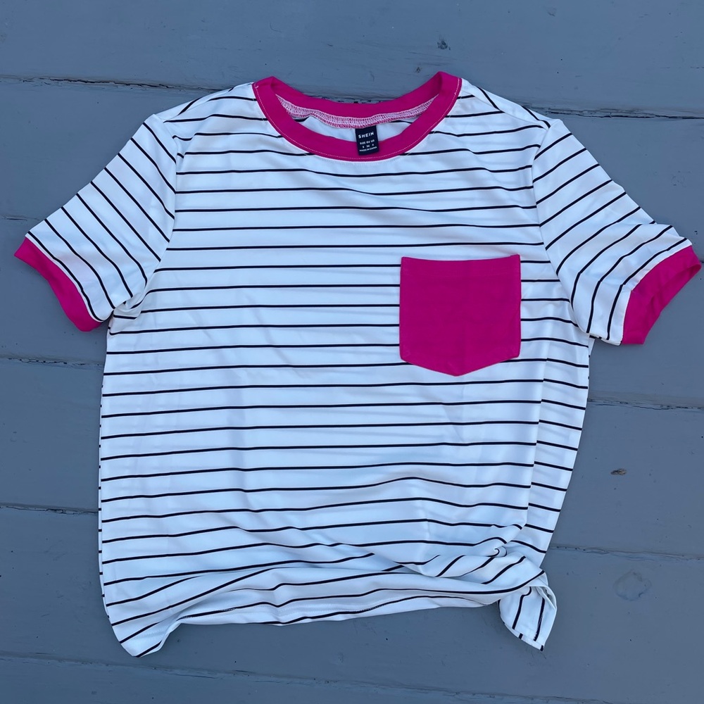 Shein striped t shirt
